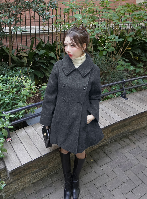 VivienneWestwood ダブルボタンフレアコート ダブルボタンシャギーフレアコート[ze938] | レディースファッション