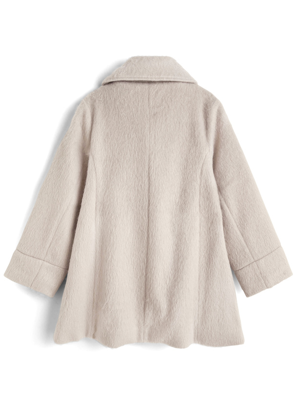 ダブルボタンシャギーフレアコート[ze938] | レディースファッション