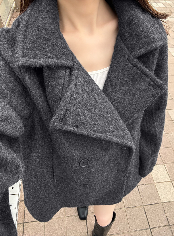 シャギーミドルコート