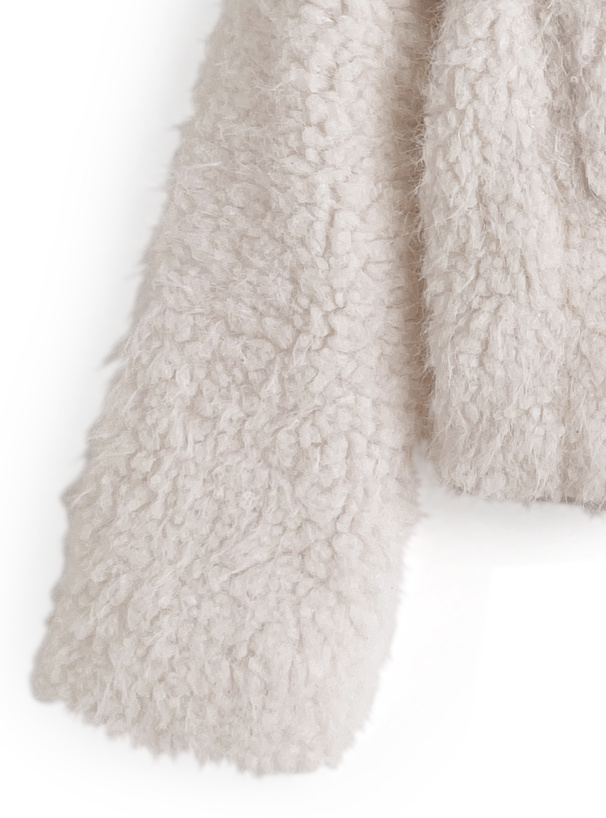 ノーカラーボアジャケット[ze944] | レディースファッション通販の