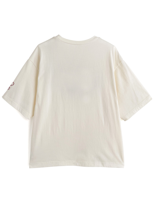 ハートロゴ刺繍Tシャツ[ze950] | レディースファッション通販の