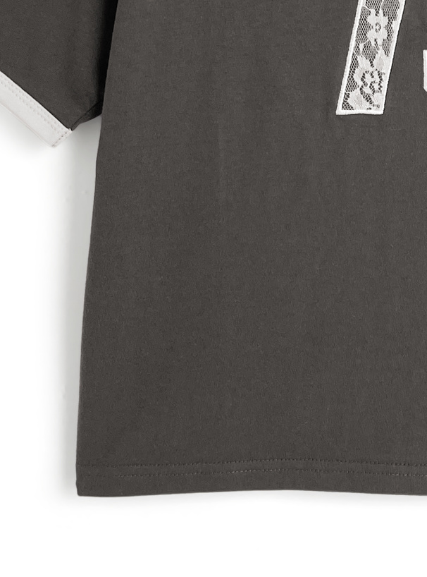 レースナンバリングリンガーTシャツ[ze954] | レディース