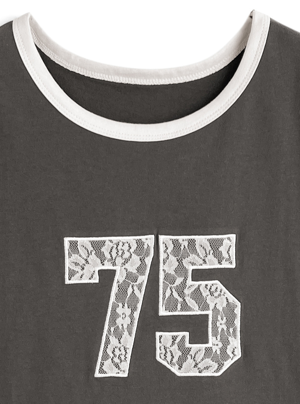 tシャツ ナンバリング ロゴ長袖Tシャツ LON24a095 レディース ナンバリング ロゴ長袖Tシャツ LON24a095（Tシャツ/カットソー