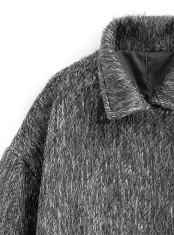 ミドル丈シャギーダブルコート[ze956] | レディースファッション通販の