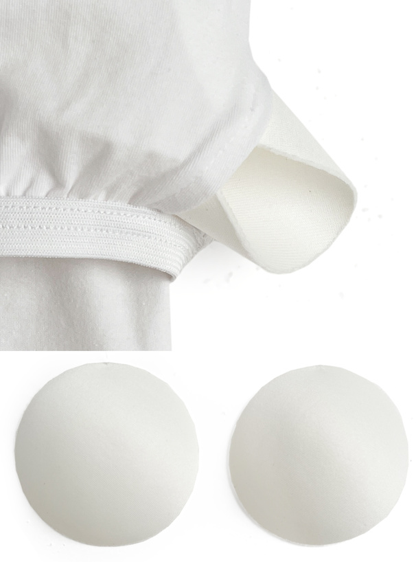 カップ付き花柄レースキャミソール