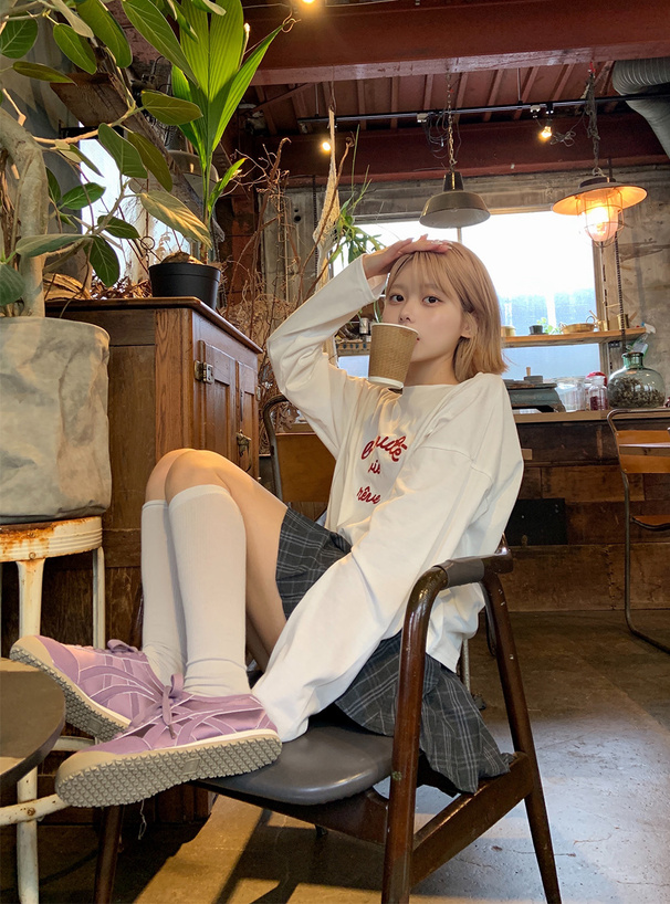 チェーンステッチロゴロンT