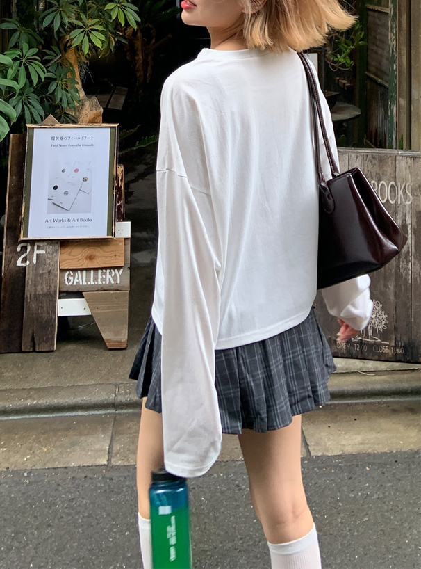 チェーンステッチロゴロンT