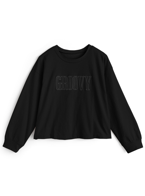 ロゴ刺繍ロンＴ[ze974]