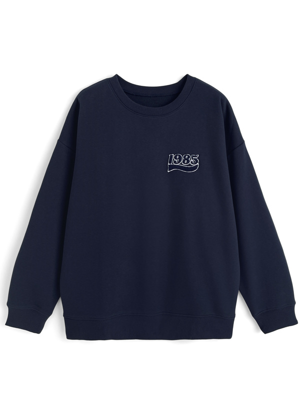 サガラ刺繍ロゴスウェットトップス[ze975] | レディースファッション