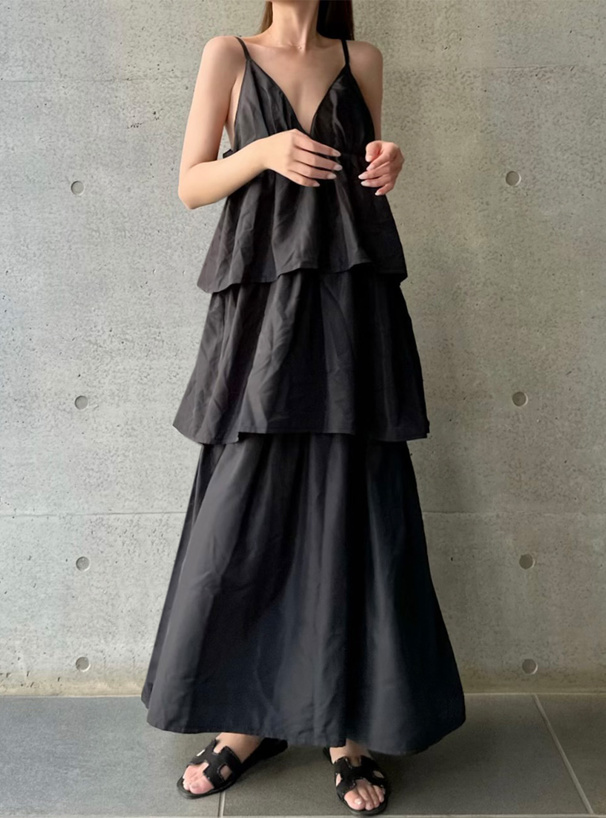 ティアードキャミジャンパースカート[zi376] | レディースファッション 
