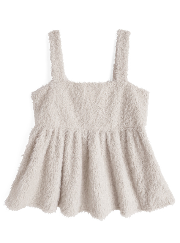 シャギーペプラムキャミソール[zi469] | レディースファッション通販の