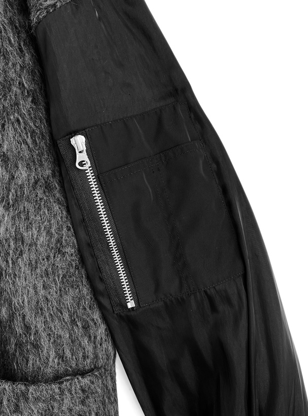 シャギーナイロンコート