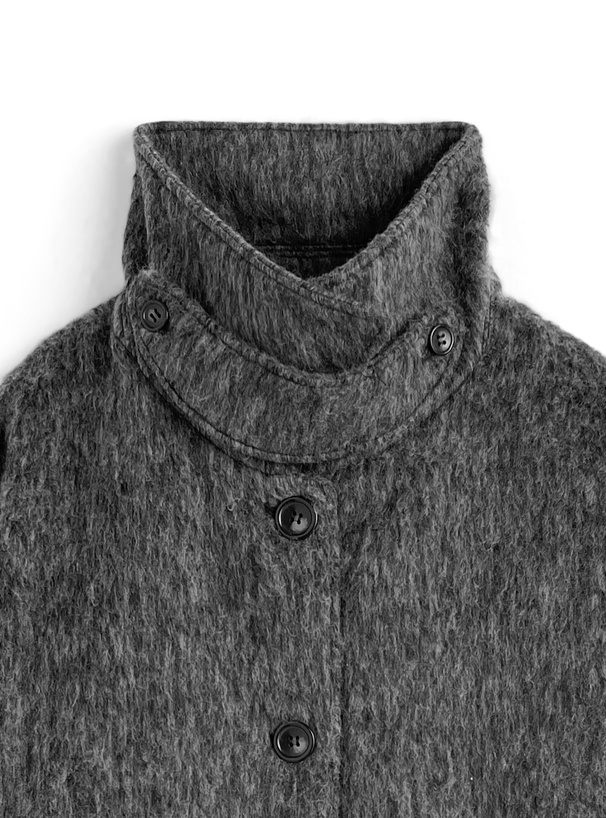 襟2Wayシャギーミドルコート[zi474] | レディースファッション通販の