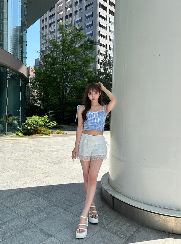 ナローストラップ厚底サンダル