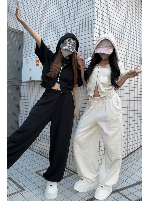 バックル厚底スニーカー