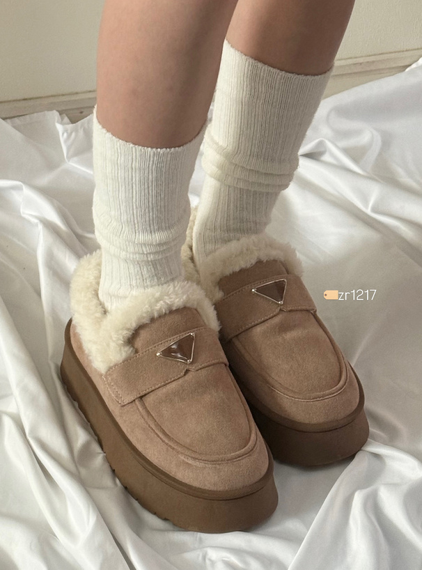 スエードムートンローファー[zr1217] | レディースファッション通販の