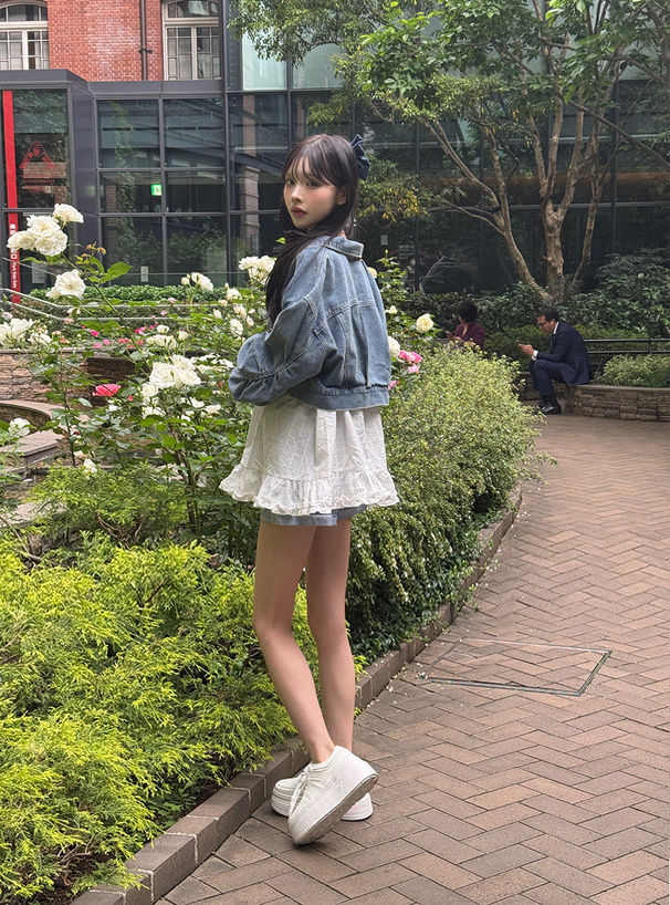 厚底スニーカー