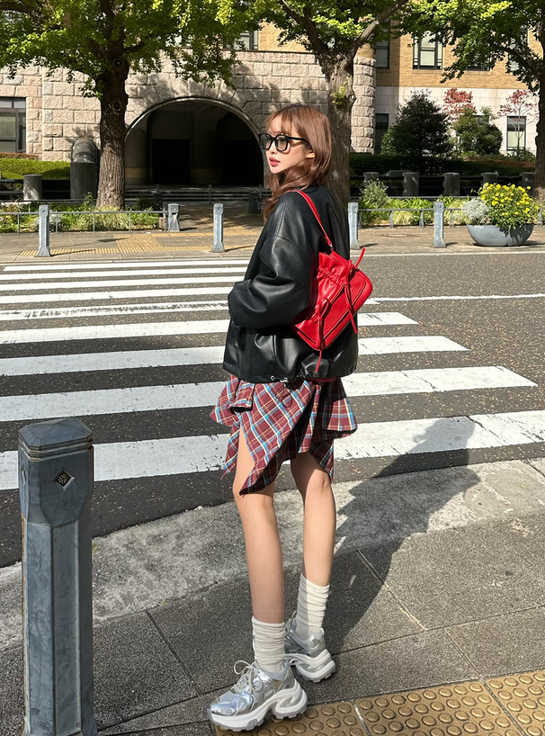 厚底ダッドスニーカー