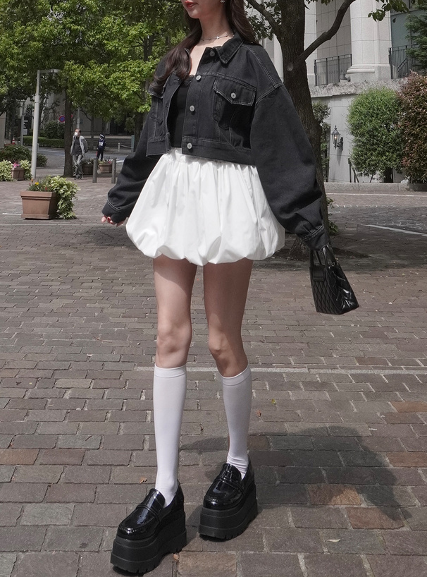 厚底ローファー