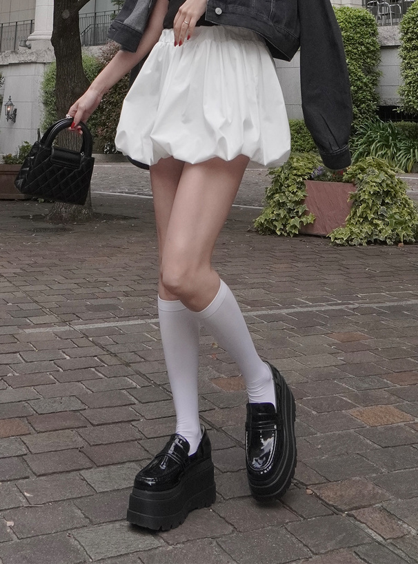 厚底ローファー