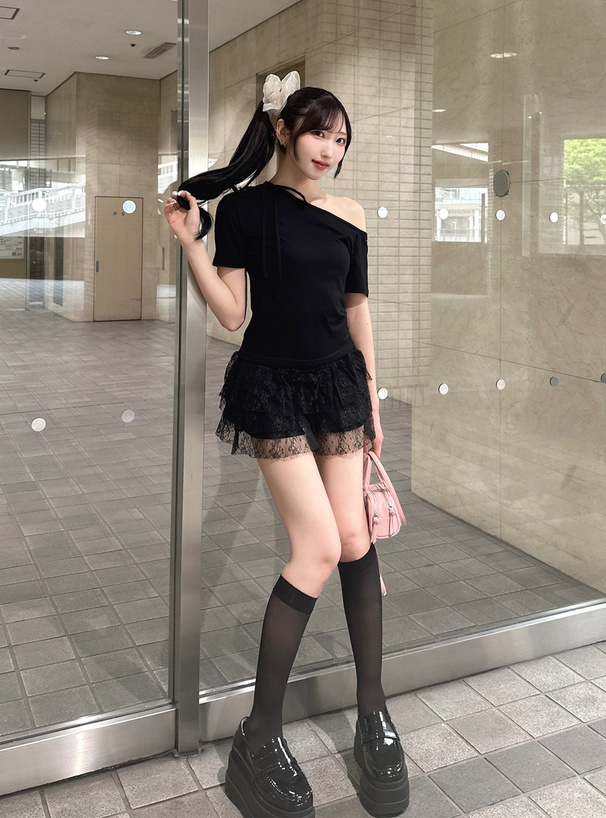 厚底ローファー