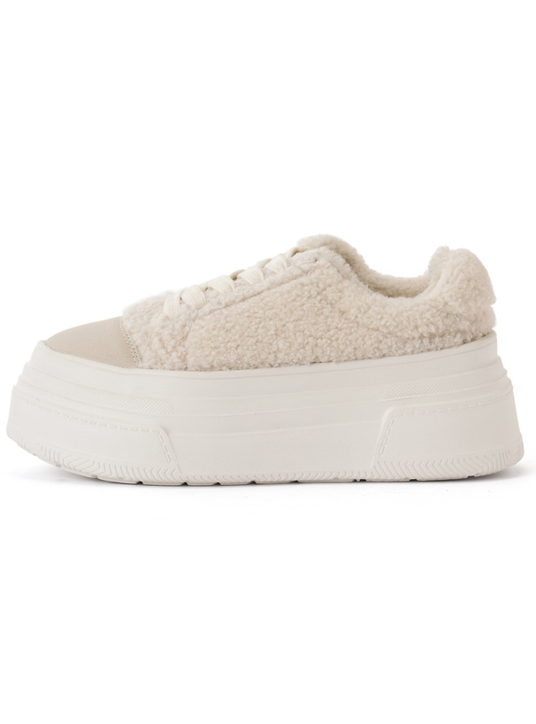 厚底ボアスニーカー