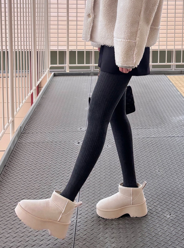 ムートン厚底ショートブーツ[zr1310] | レディースファッション通販の