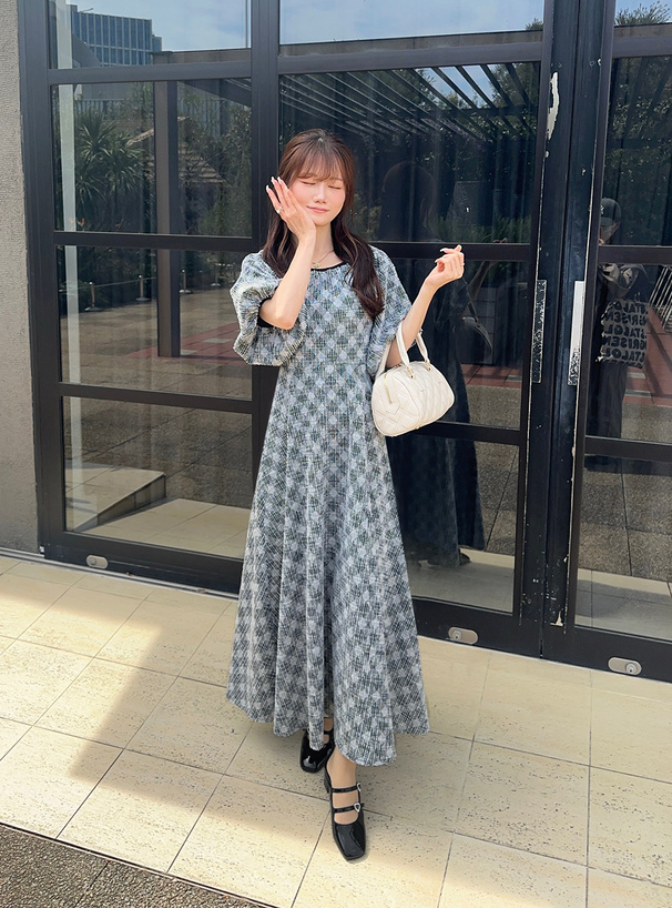 ビジューハートミュールパンプス