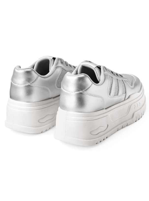 ラメ厚底スニーカー