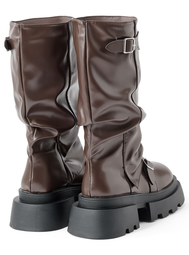 ダブルベルトカバーロングブーツ