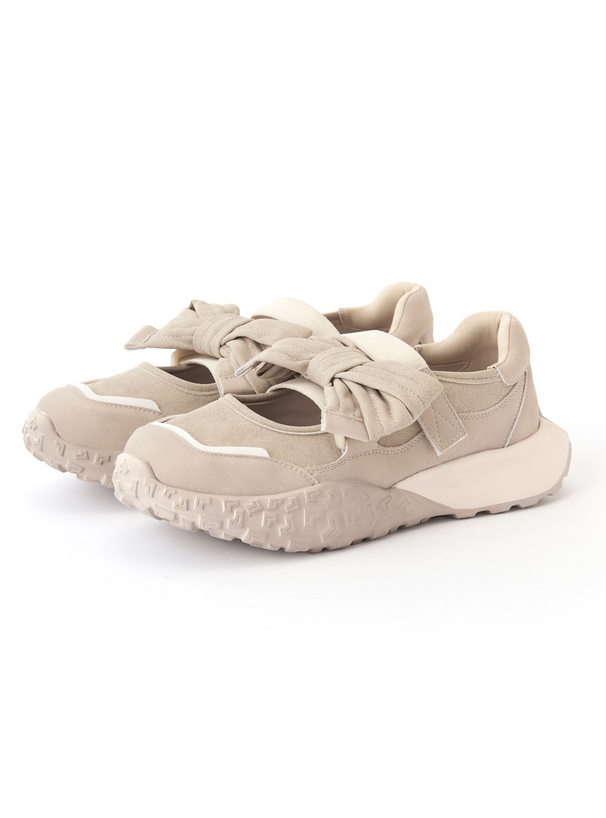 リボン付きベルトスニーカー