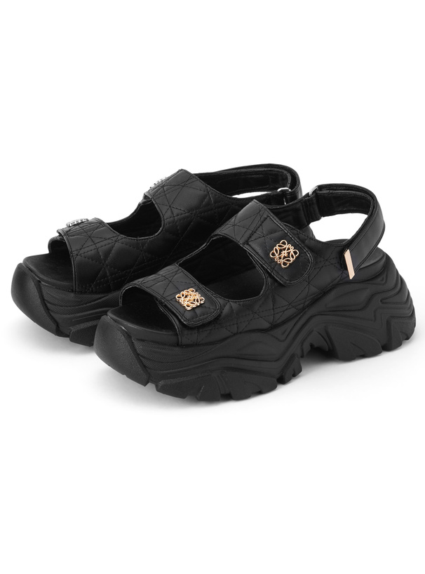 キルティングスポーツサンダル