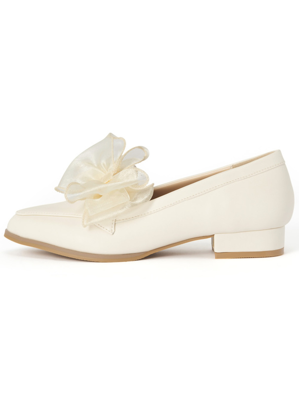 シアーリボンローファー