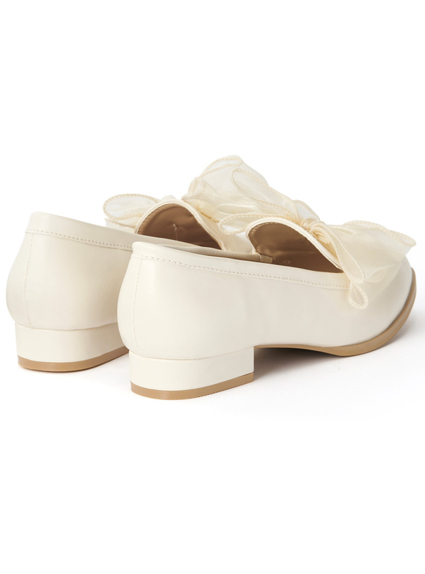 シアーリボンローファー