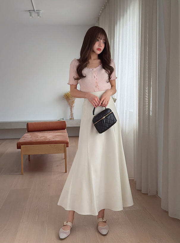 ベルトストラップメッシュミュール