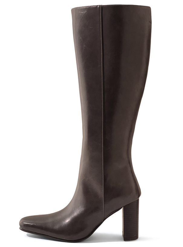 レザーロングブーツ