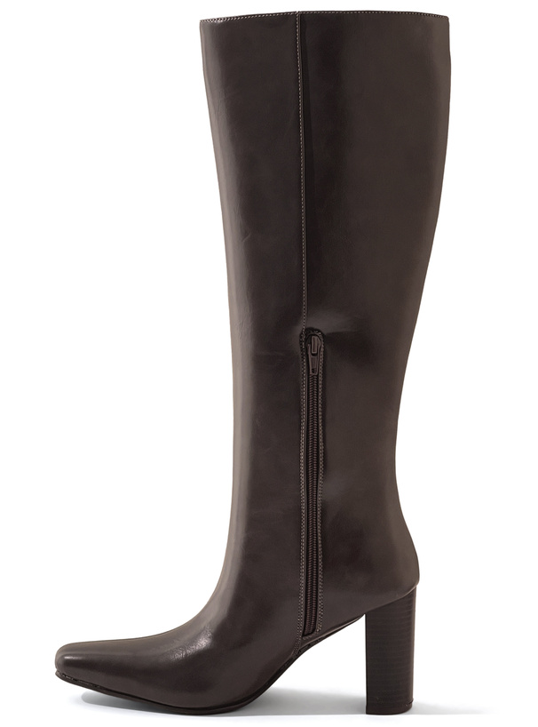 レザーロングブーツ