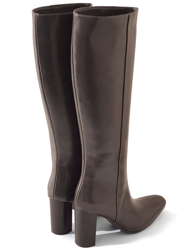 レザーロングブーツ