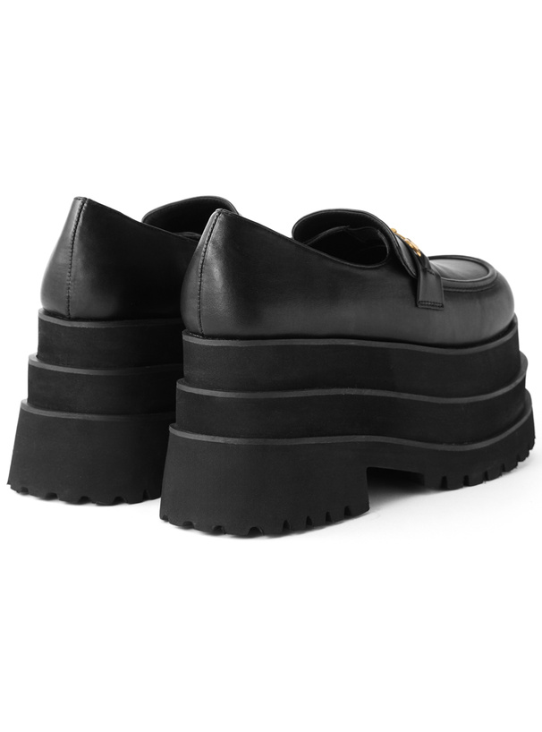 厚底ビットローファー