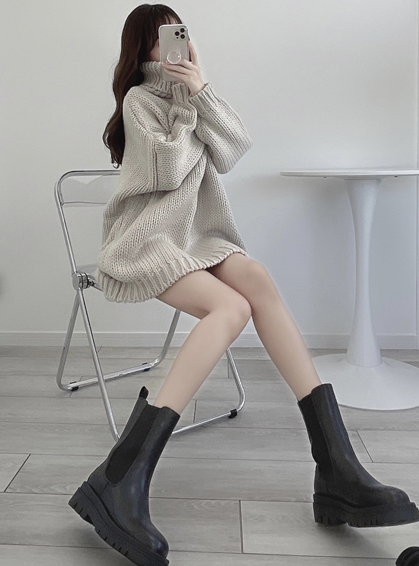 サイドゴアショートブーツ