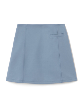 ミニスカート(ブルー・青) | レディースファッション通販のグレイル 