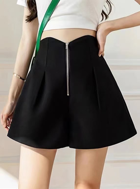 ハイウエストショートパンツ