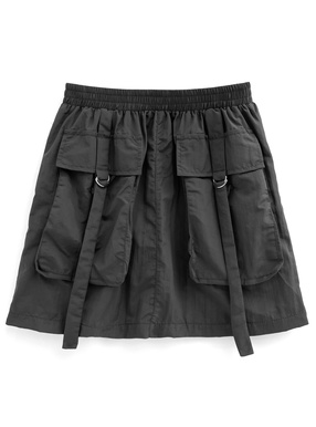 ベルトワークポケットミニスカート