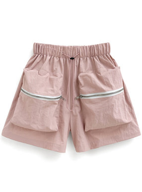 ポケットファスナーショートパンツ