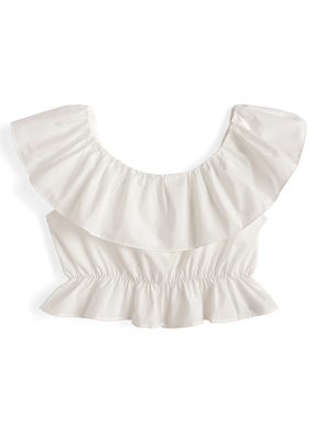 フリルヨークブラウス