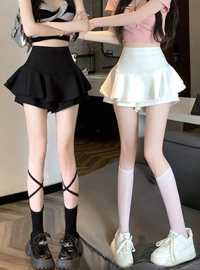 ラウンディングフリルキュロット