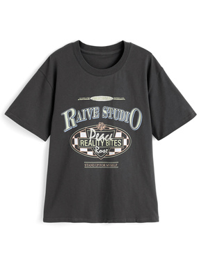 ヴィンテージロゴドプリントTシャツ