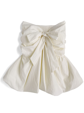 3Wayリボンバルーンペプラムベアトップ