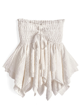 パンチングシャーリングイレヘムベアトップ