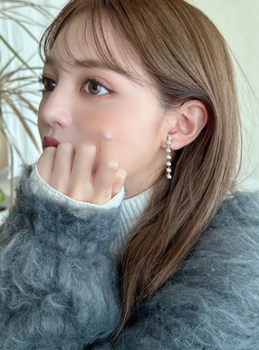 パールロングイヤリング